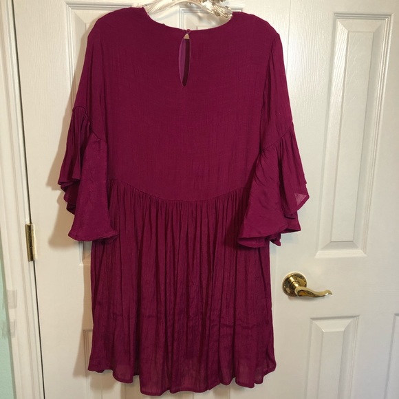 Umgee Boho Embroidered Flutter Sleeves E1-1580 - Picture 5 of 8